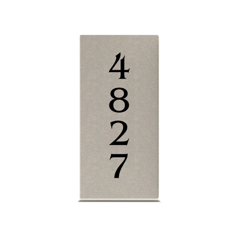 Vertical Address Stone