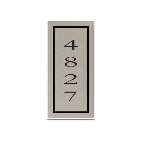 Vertical Address Stone