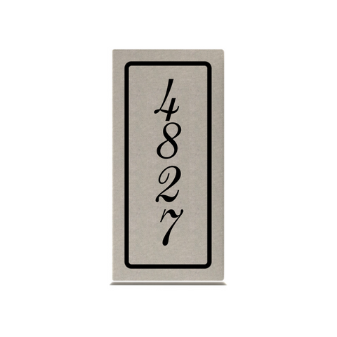 Vertical Address Stone