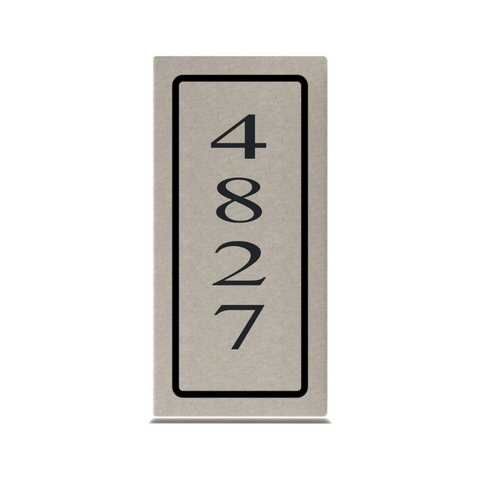 Vertical Address Stone