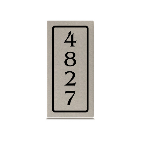 Vertical Address Stone