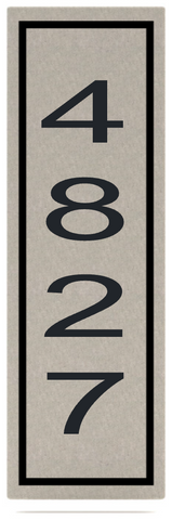 Vertical Address Stone