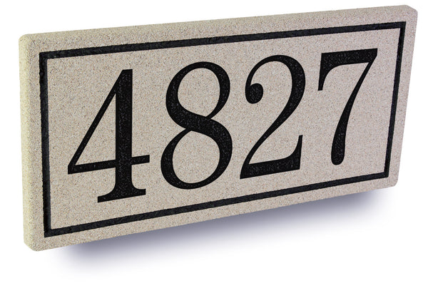 Stone Mailbox Numbers | Build- A-Stone