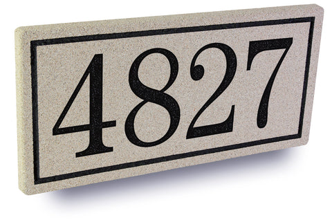 Customized Stone House Numbers