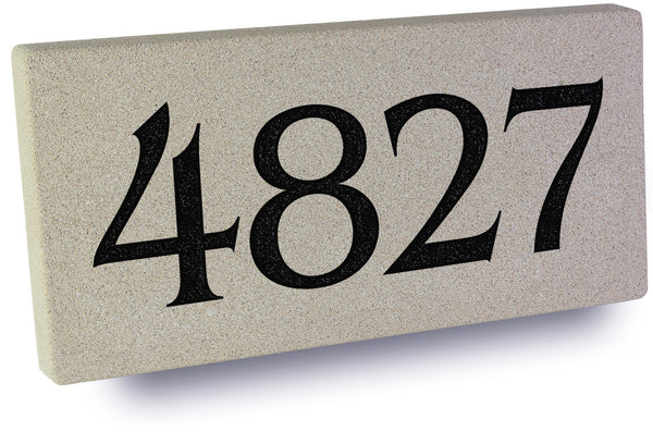 Stone Mailbox Numbers | Build- A-Stone
