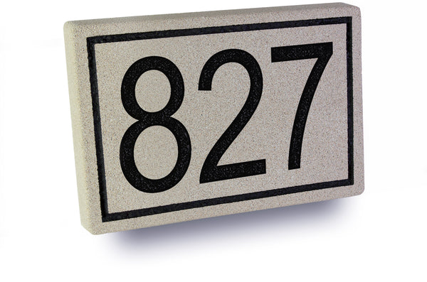 Stone Mailbox Numbers | Build- A-Stone