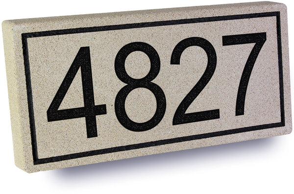 Stone Mailbox Numbers | Build- A-Stone