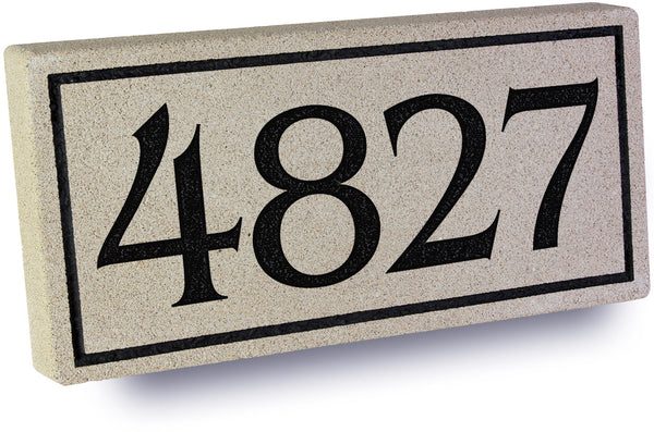 Stone Mailbox Numbers | Build- A-Stone
