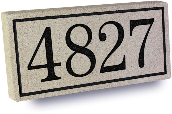 Limestone Address Stones | Build-a-Stone