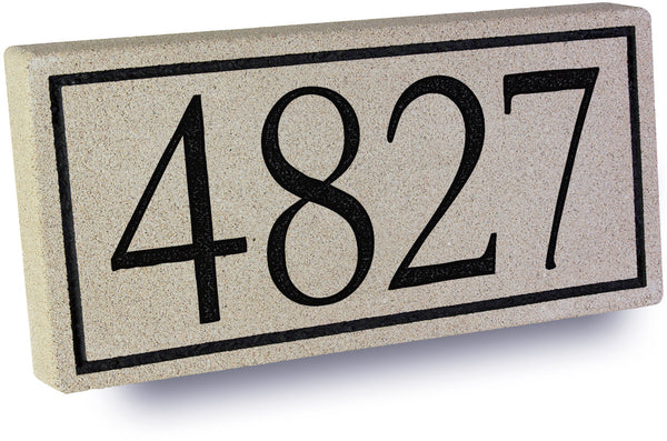 Stone Mailbox Numbers | Build- A-Stone