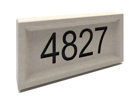 Recessed Address Stones
