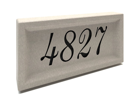 Recessed Address Stones