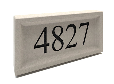 Recessed Address Stones