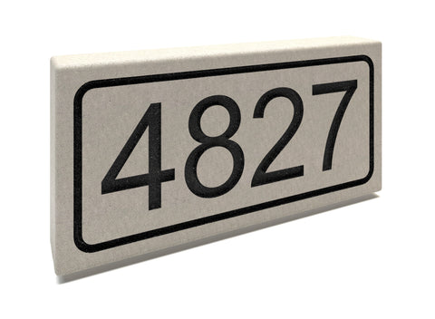 Custom Limestone Address Stones