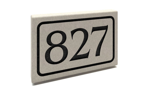 Personalized Stone Address Plaques