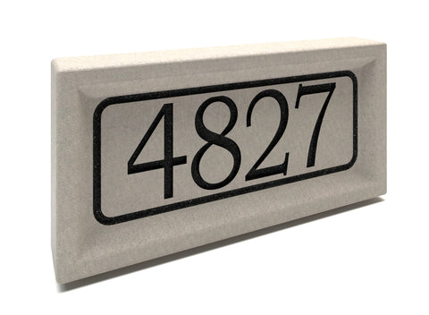 Recessed Address Stones