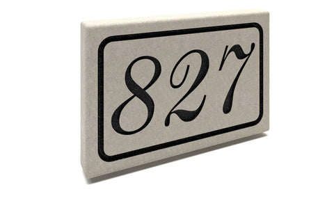 Customized Slate Address Markers