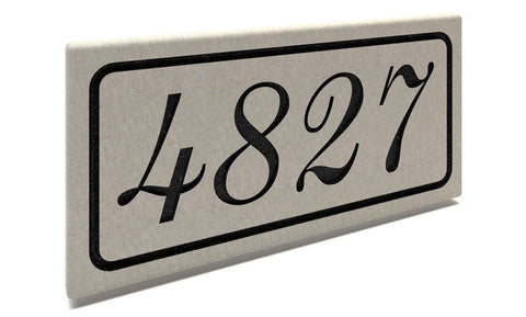 Customized Slate Address Markers