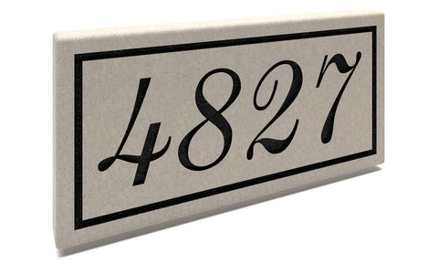 Customized Slate Address Markers