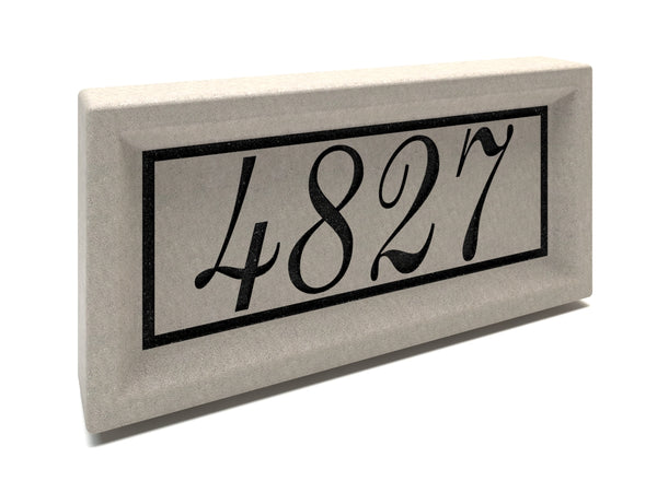 Recessed Address Stones