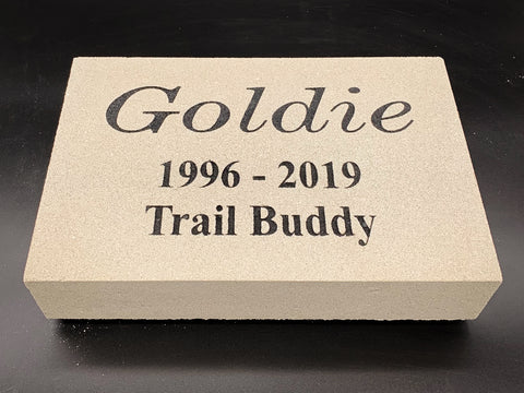 Personalized Pet Memorial Stones
