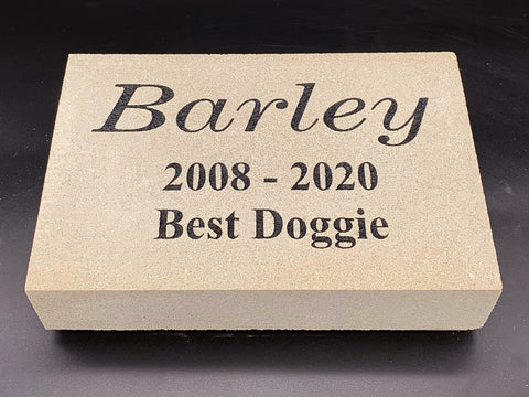 Personalized Pet Memorial Stones