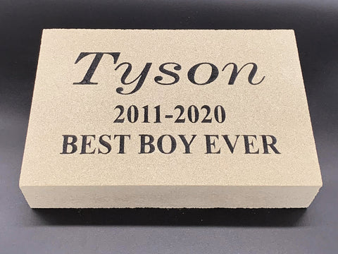 Personalized Pet Memorial Stones